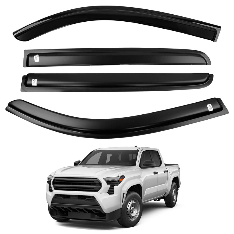 Side Window Rain Guards Deflector Visor for Toyota Tacoma 2024 2025 4X