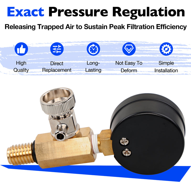 R0357200 Filter Pressure Gauge Air Relief Valve Assy For Jandy Pool CV CL DEV