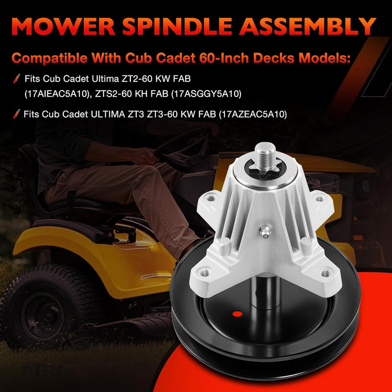 618-04822A Blade Spindle Kit for Cub Cadet Ultima ZT2 ZTS2 ZT3 60 Deck 3 Pc