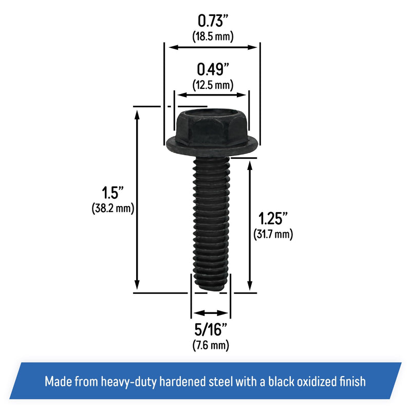 DURAFORCE 584953901 539107630 Blade Spindle Hex Head Screw Bolt for Husqvarna Poulan