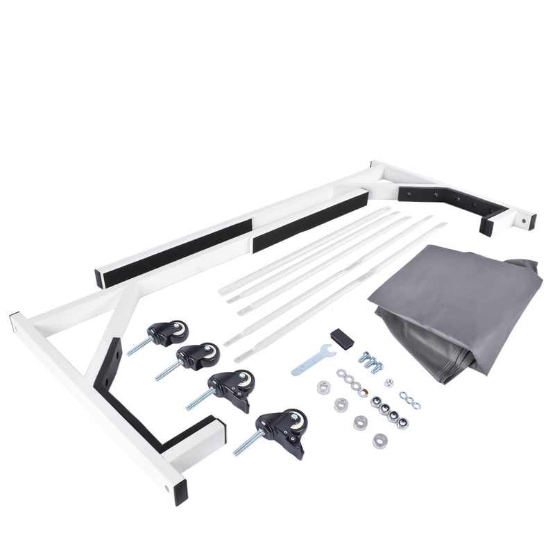 DURAFORCE White HARDTOP STORAGE CART+COVER Hard Tops for Chevrolet Corvette Mercedes-Benz