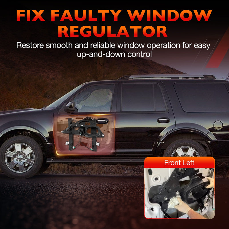 Window Regulator Front Driver Side for Lincoln Navigator Ford Expedition 07 17