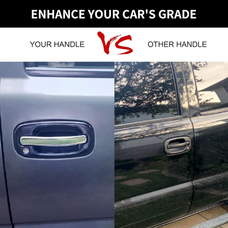 15182406 Exterior Door Handle Chrome Lever For 99-07 Chevy GMC Yukon Cadillac 4X