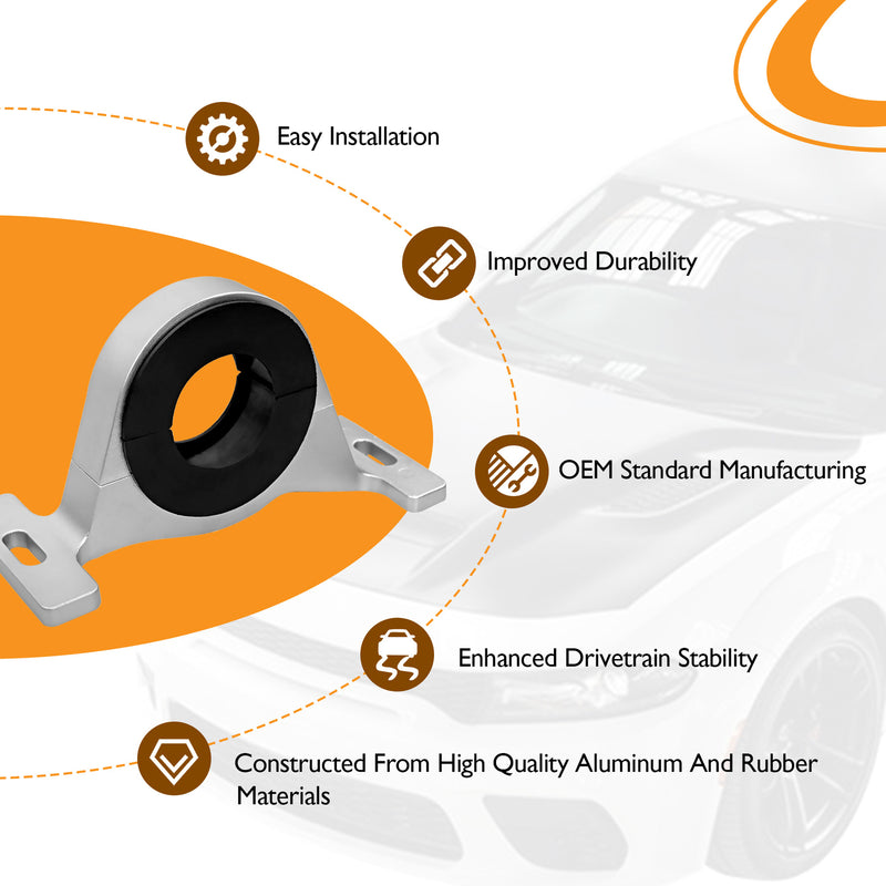 Silver Drive Shaft Center Support Bearing Solution for Dodge Charger Challenger
