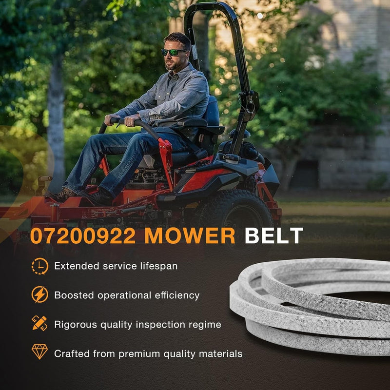 07200922 Deck Belt for Gravely ZT XL Ariens Ikon Zero Turn 167 by 1 2 Inch