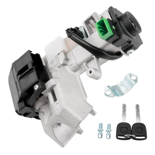 DURAFORCE Ignition Switch Lock Cylinder Keys with Chip for Honda Civic 01 05 1.3L 1.7L