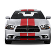 DURAFORCE 10 Inch Dual Vinyl Rally Stripes Racing Stripe Kit for Dodge Charger