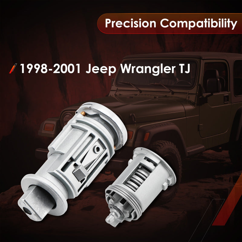 703719 Tailgate Door Lock Ignition Cylinders Switch for 98 01 Jeep Wrangler TJ