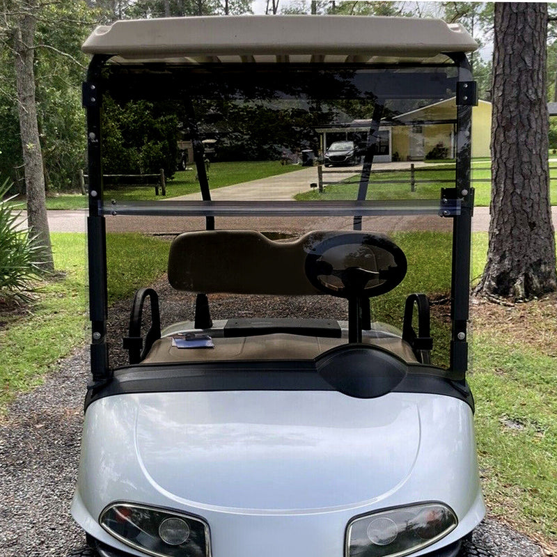 Tinted Foldable Windshield Golf Cart Impact Resistant for EZGO RXV 2008-up 2024