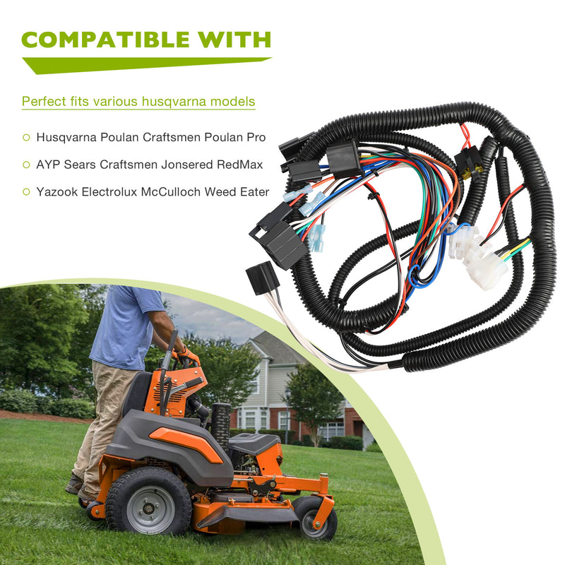 532401104 Ignition Wire Harness For Husqvarna 2748GLS GTH 2648 3052TF LGT 2654