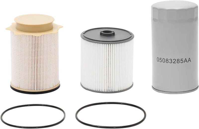 Diesel Fuel Oil Filter Set for Mopar Dodge Ram 2500 3500 4500 5500 6.7L 2019 24