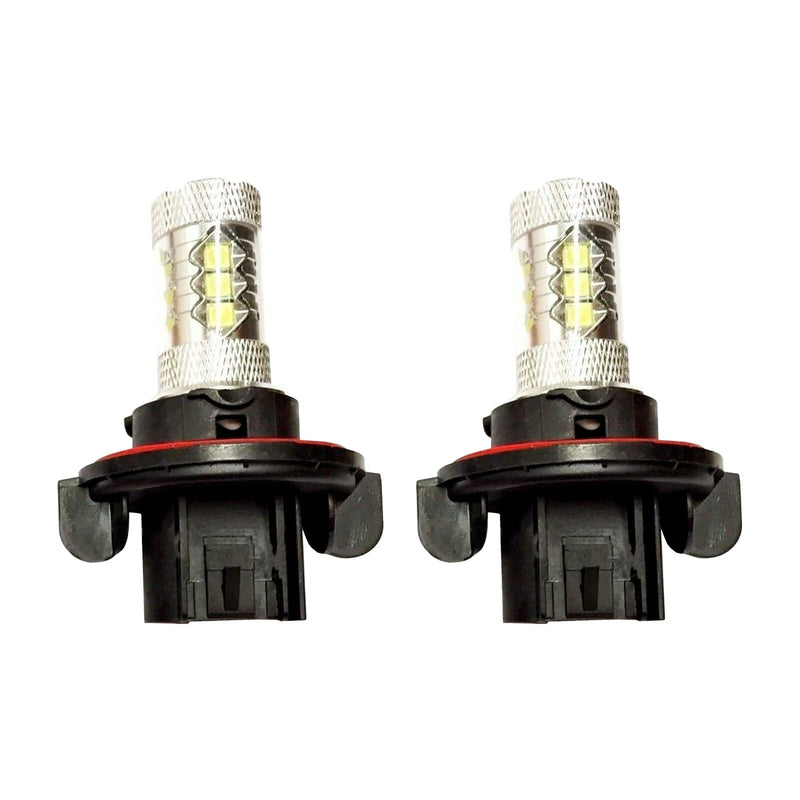 Fits Polaris 2x 80W Super White LED Headlight Bulb ATV Four Wheeler Side by Side