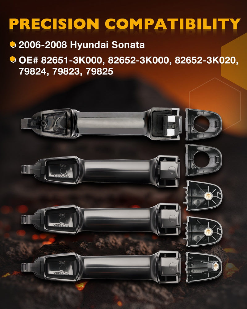 826513K000 Outside Interior Door Handle Set for Hyundai Sonata 2006-2008