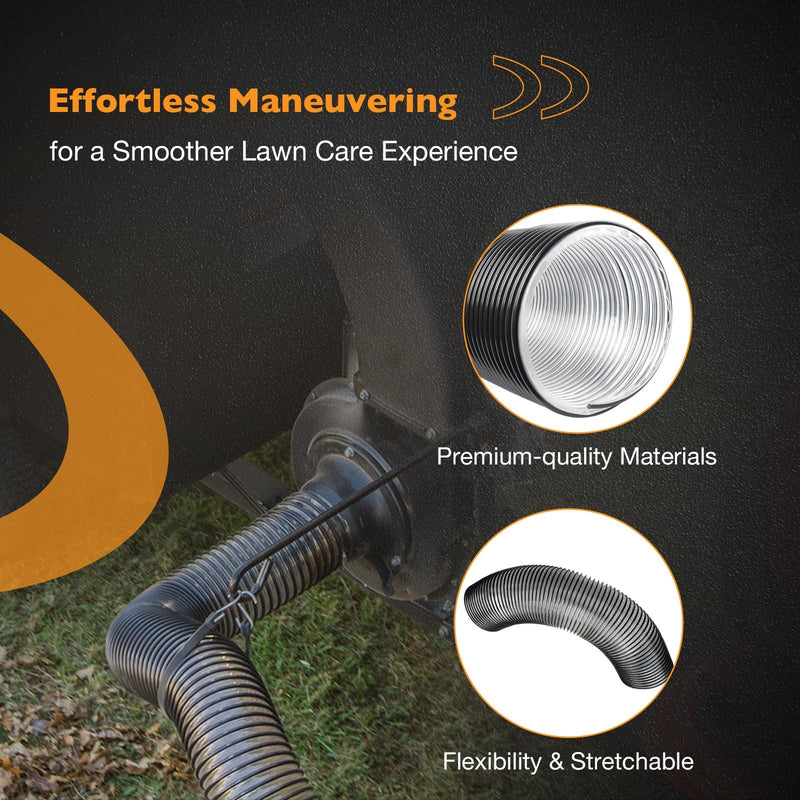 41882 Lawn Vacuum Hose 6x84 Inch with Clamps for Agri Fab Mow N Vacs 69860