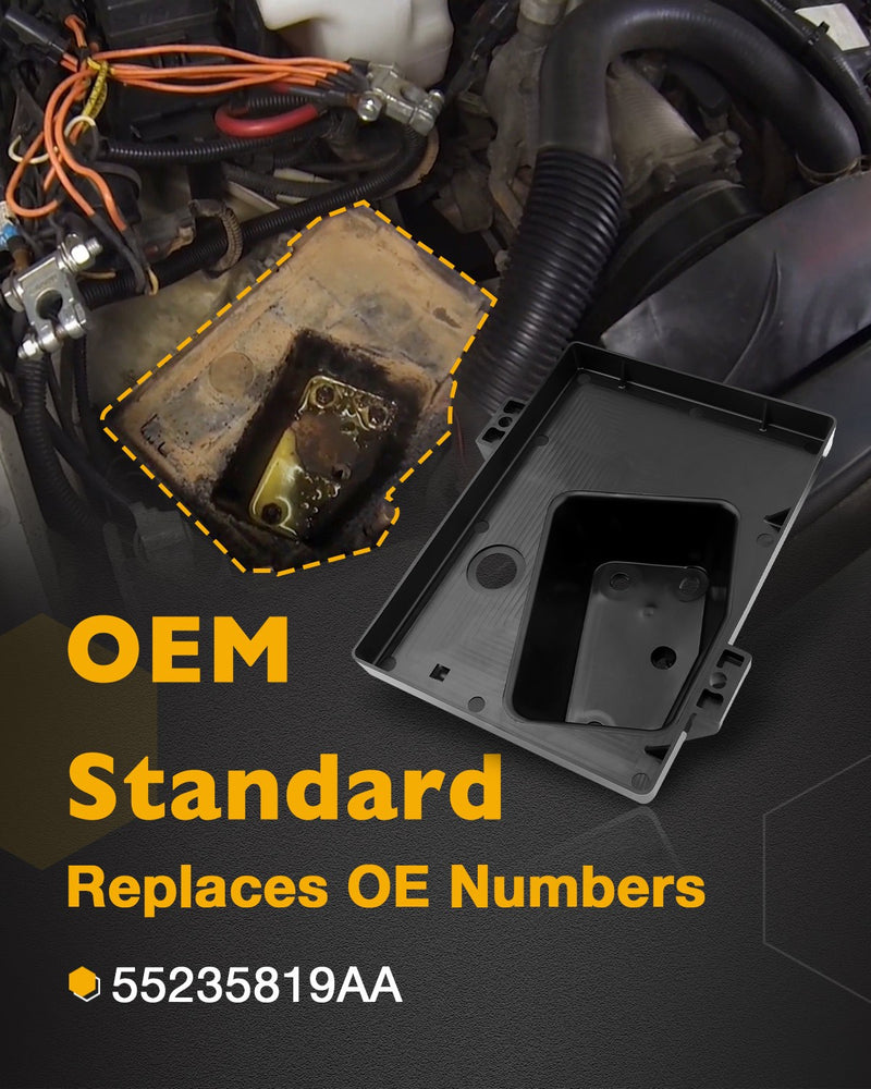 55235819AA Battery Base Tray Holder for 1998 2001 Jeep XJ Cherokee 2.5L 4.0L