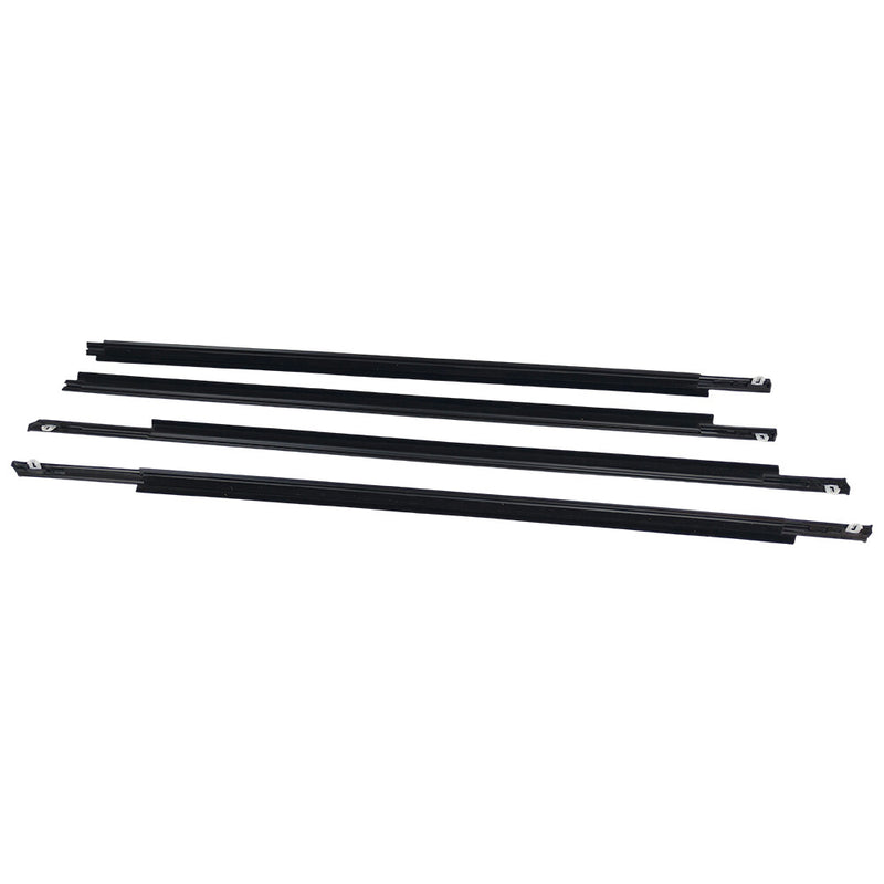 Front Rear Door Belt Moulding Weatherstrips for Toyota Prius 2004 2009