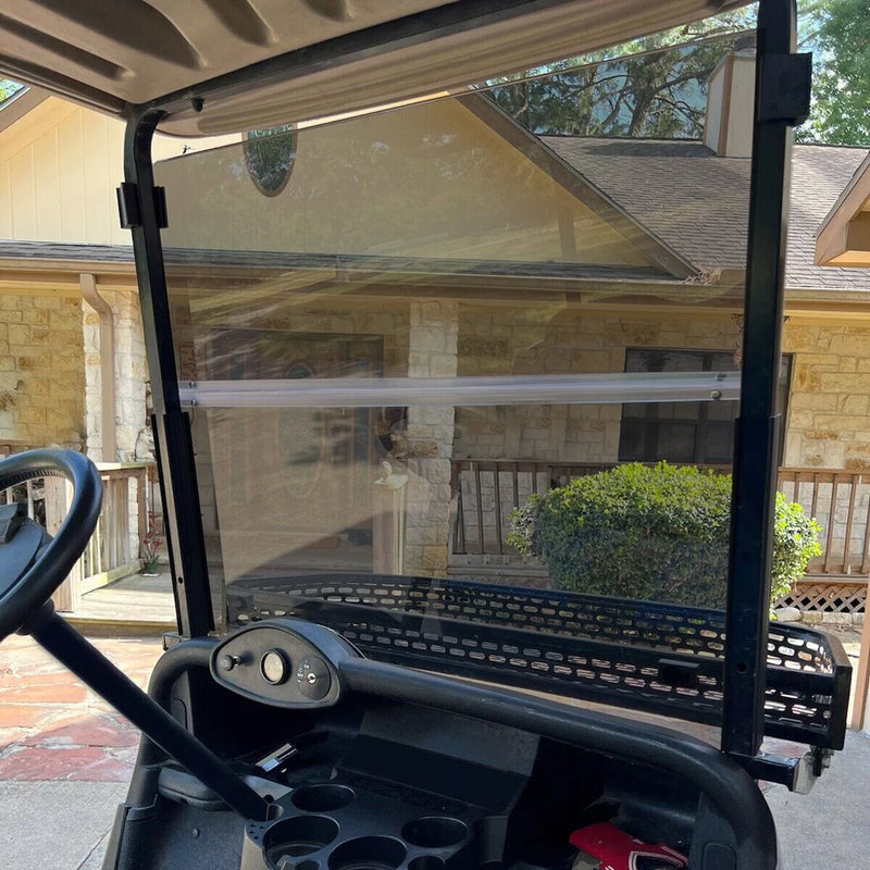 Tinted Foldable Windshield Golf Cart Impact Resistant for EZGO RXV 2008-up 2024