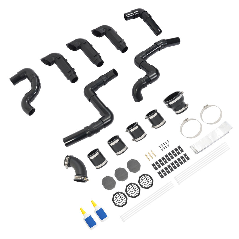 Black Riser Snorkel Kit for Polaris Ranger 500 570 570-4 Midsize 2014-2020
