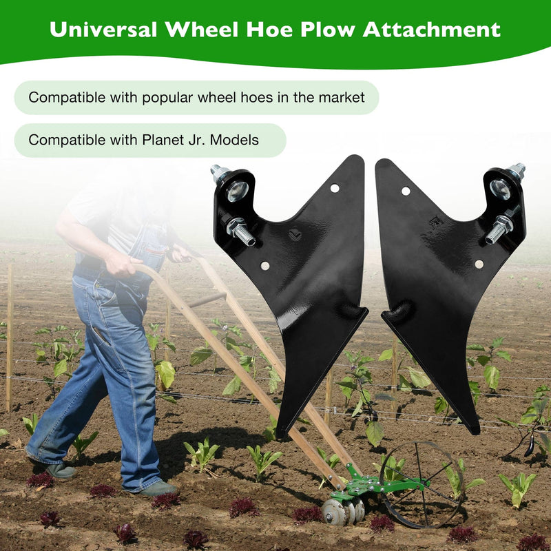 Heavy Duty Hoss Wheel Hoe Plow Set with Attachments for Planet Jr Other Model