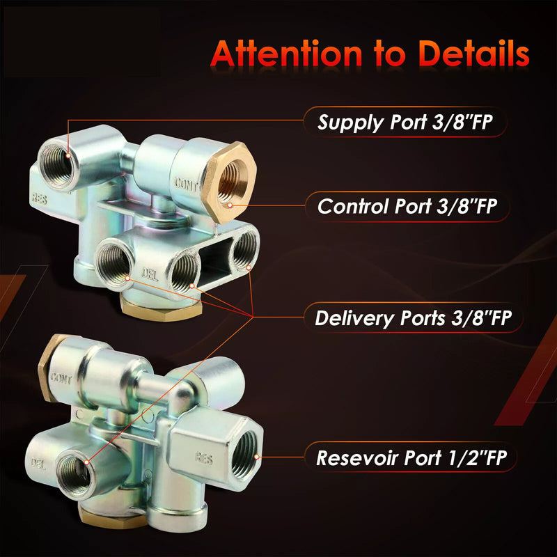 Trailer Spring Parking Brake Control Valve for Sealco 110500 110500X 065438