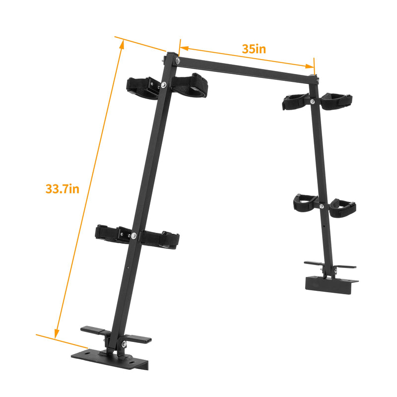 UTV Universal Sporting Clays 4 Gun Holder Bed Rack for Polaris Ranger RZR Can Am