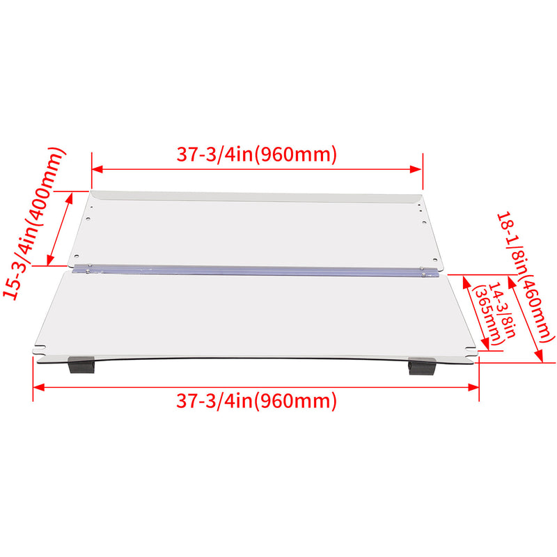 Windshield Clear for Club Car Precedent 2004 Up 2024 Golf Cart Fold Windscreen