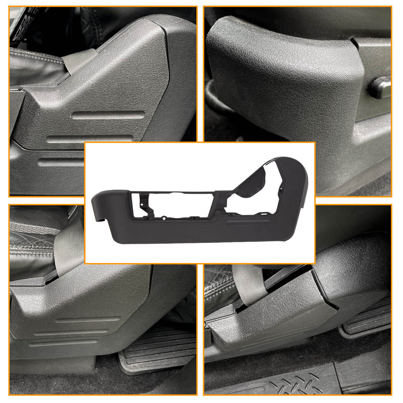 Driver Side Black Seat Track Cover for 2009-2014 Ford F150 F-150