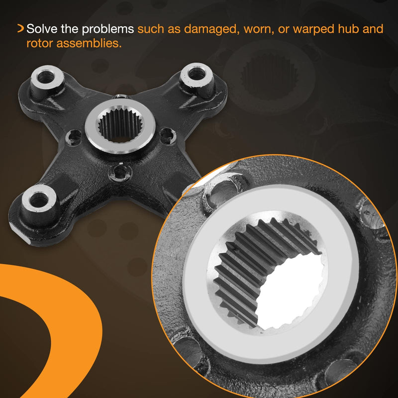 Front Rear Wheel Hub Rotor for Can-Am Outlander 450 500 570 650 800 2 Pack