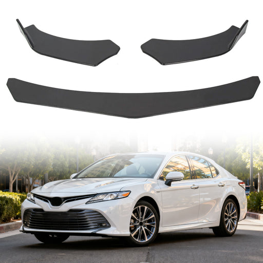 DURAFORCE Front Bumper Lip Spoiler Splitter Body Kit Diffuser for 2018 2020 Toyota Camry