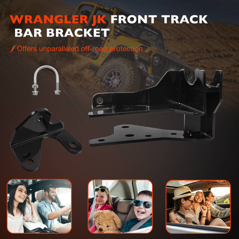 1118 Front Track Bar Relocation Bracket For Rough Country 07 18 Jeep JK Wrangler