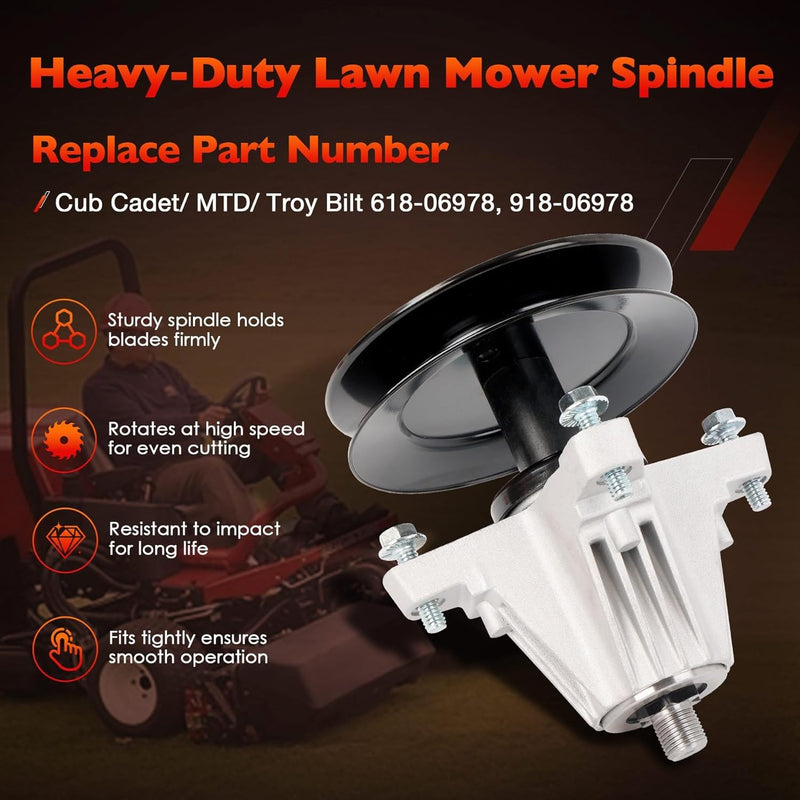 54 Mower Blade Spindle Belt Wheel Idler Kit For Cub Cadet ZT1 ZT2 Troy Bilt MTD