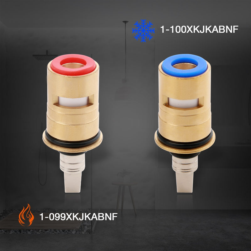 1099XKJKABNF 1100XKJKABNF Ceramic 1/4 Turn Cold and Hot Valve Cartridge Kit