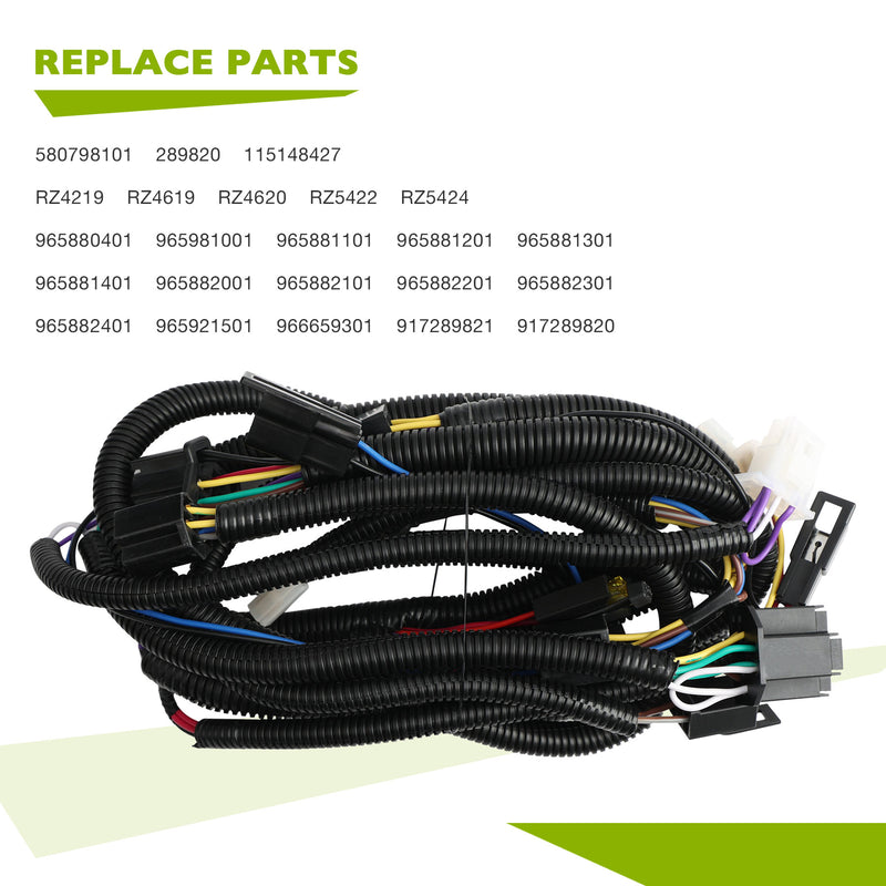 580798101 Lawn Tractor Wire Harness for Husqvarna Craftsman Poulan Jonsered