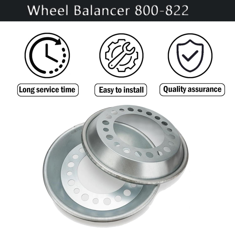 800822 Steer Auto Wheel Balancer for 22.5 to 24.5 Inch Wheel Set of 2