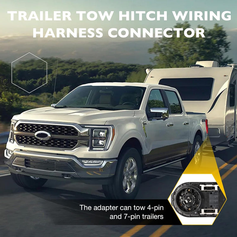 9L3Z15A416A Trailer Tow Wiring Connector Harness Kit for Ford F150 2009 2014