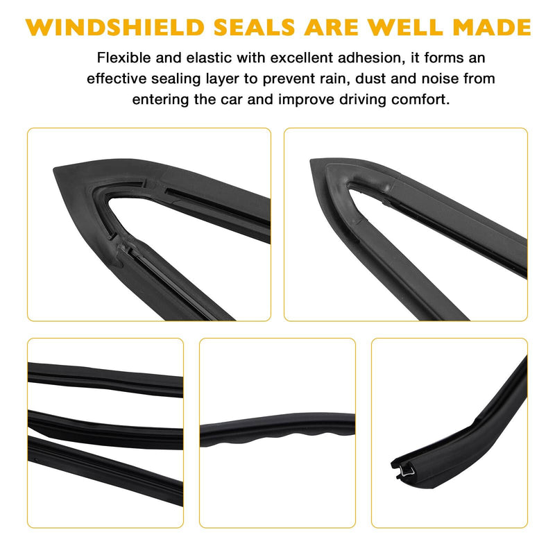 51317027916 Rear Windshield Upper Moulding Trim Seal For 2004-10 BMW 5 Series
