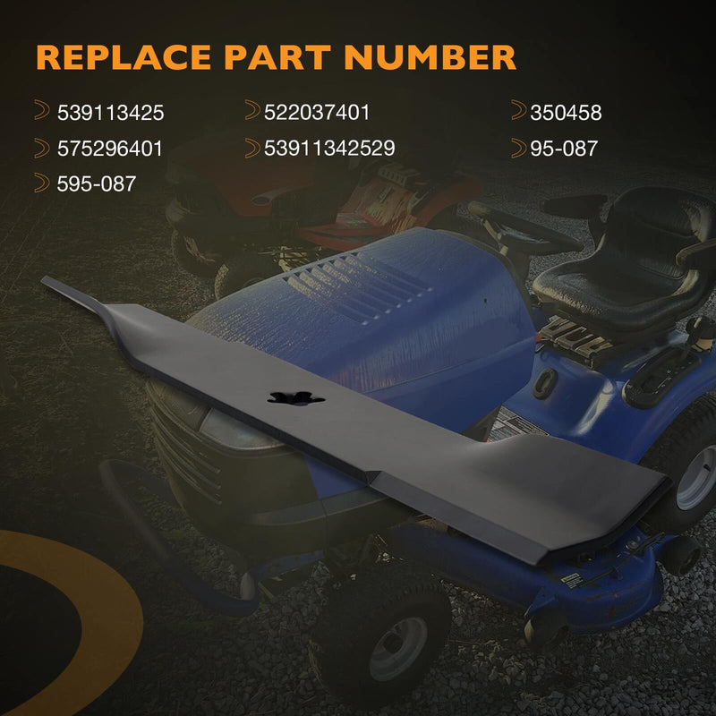 539113425 Lawn Mower 48in Deck Blade for Husqvarna EZ4624 Dixon Jonsered 3 Pc