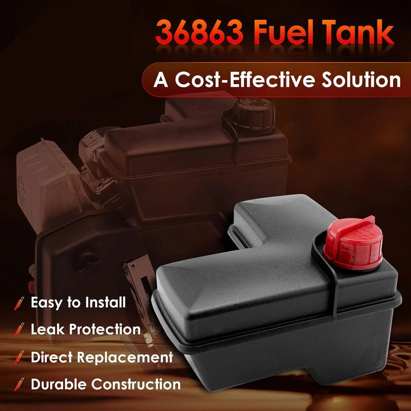 36863 Mower Fuel Gas Tank for Tecumseh OHH45 OHH50 OHH55 OHH60 OHH65 36752