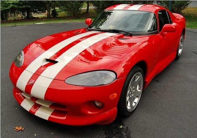 DURAFORCE 10 Inch Vinyl Rally Stripes Racing Stripe Bonus Kit SRT 10 GTS for Dodge Viper