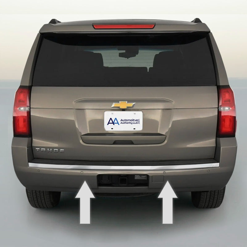 Chrome Rear Bumper Trunk Trim Molding for 2015 2020 Chevy Tahoe Suburban
