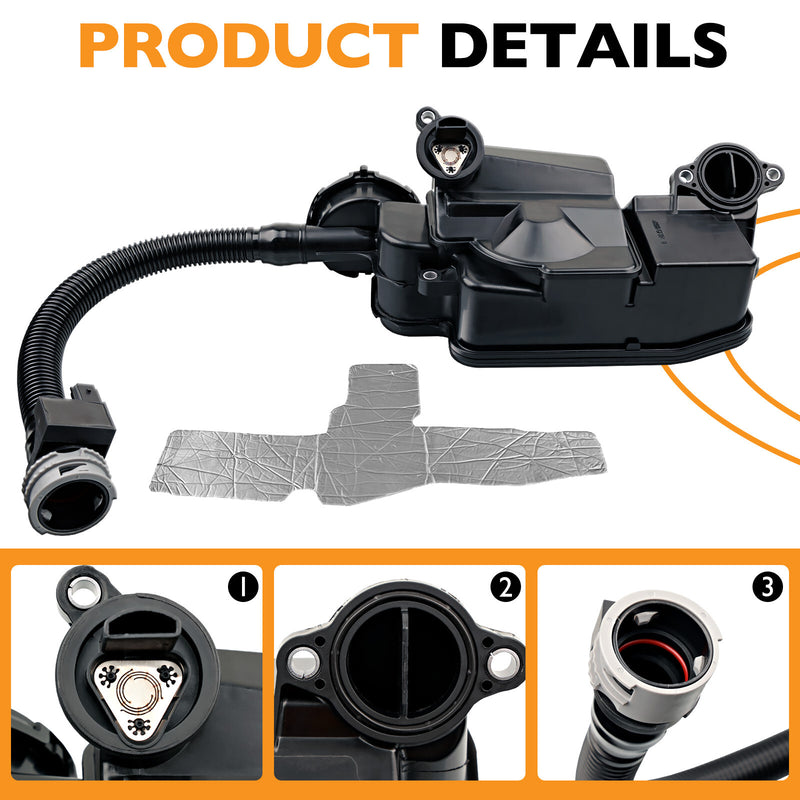 Crankcase PCV CCV Oil Separator Assy for Ford F250 F350 F450 6.7L Diesel 11 16