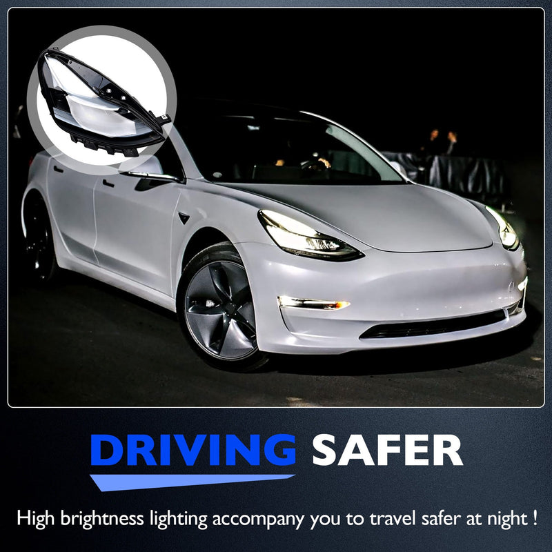 151495200C Driver Passenger LED Head Light Lamp for Tesla Model 3 Y 21 23 2X