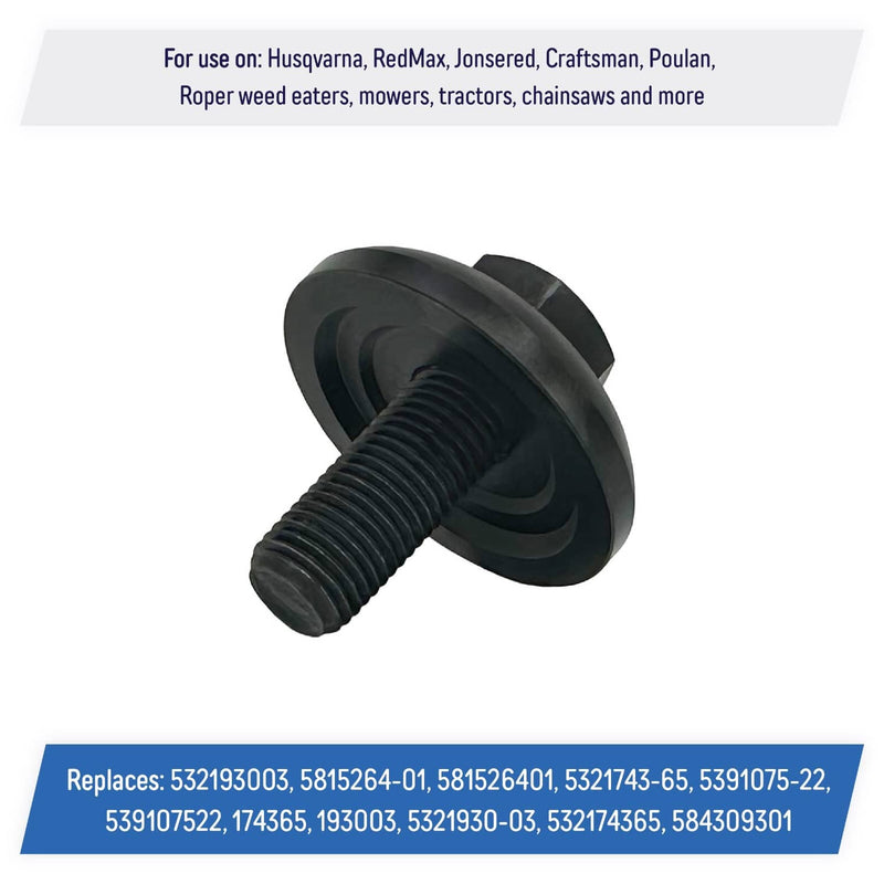 DURAFORCE Blade Bolt and Washer Assembly for Husqvarna Poulan Roper Craftsman 532193003