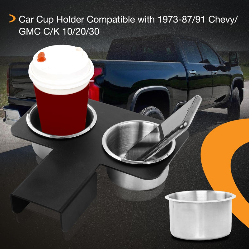 Detachable Drink Center Console Cup Holder For Chevy GMC C10 C20 C30 1973 91