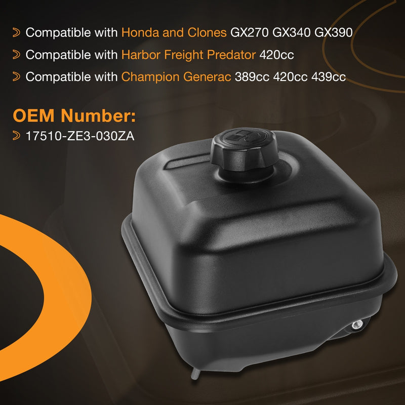 17510ZE3030ZA Fuel Gas Tank for Honda Clones GX390 GX340 GX270 Predator 420CC