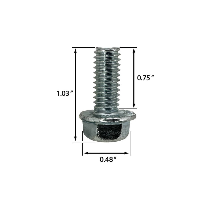 DURAFORCE Spindle Bolts for Cub Cadet MTD Troy-Bilt 710-1260A 710-04484 Toro 112-0395 12 Pack