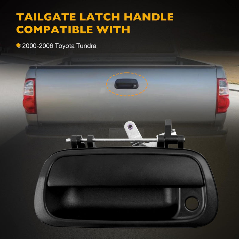 Upgraded Metal Tailgate Handle Liftgate Latch w Keyhole For Toyota 00 06 Tundra