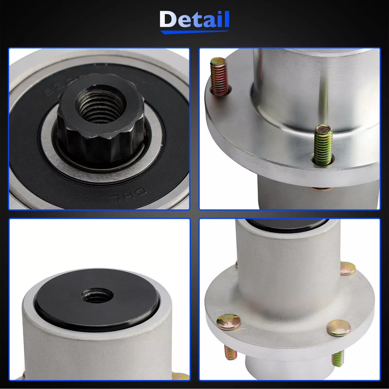 125981 Deck Spindle for Hustler Fastrak Raptor SDX SD 48 54 60 Inch 605380 3 Pc