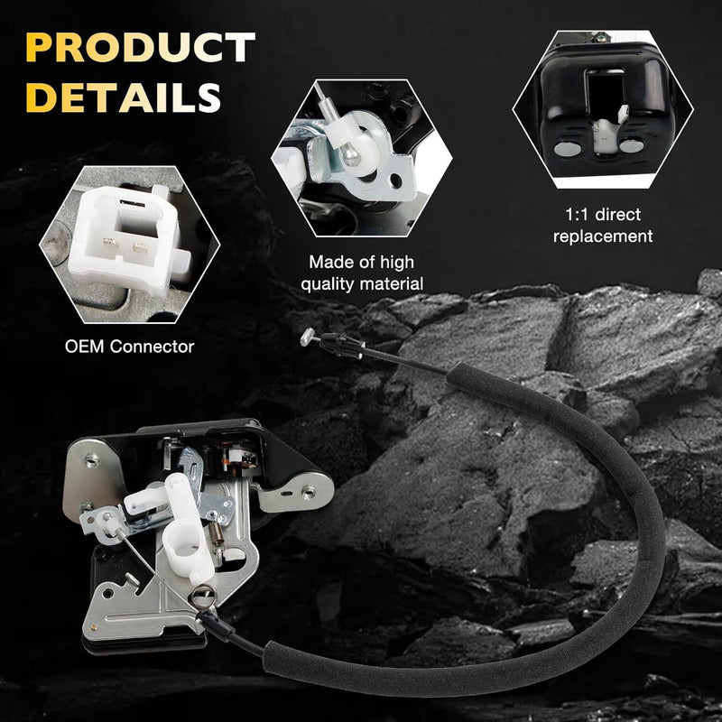 Rear Trunk Tailgate Lock Actuator for Dodge 08 20 Town Country Journey Ram CV