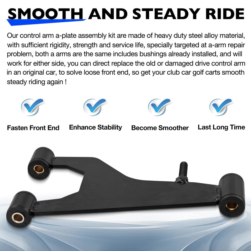 1016353 Control Arm Delta A Plate For Club Car DS Gas Electric Golf Cart 1993 Up